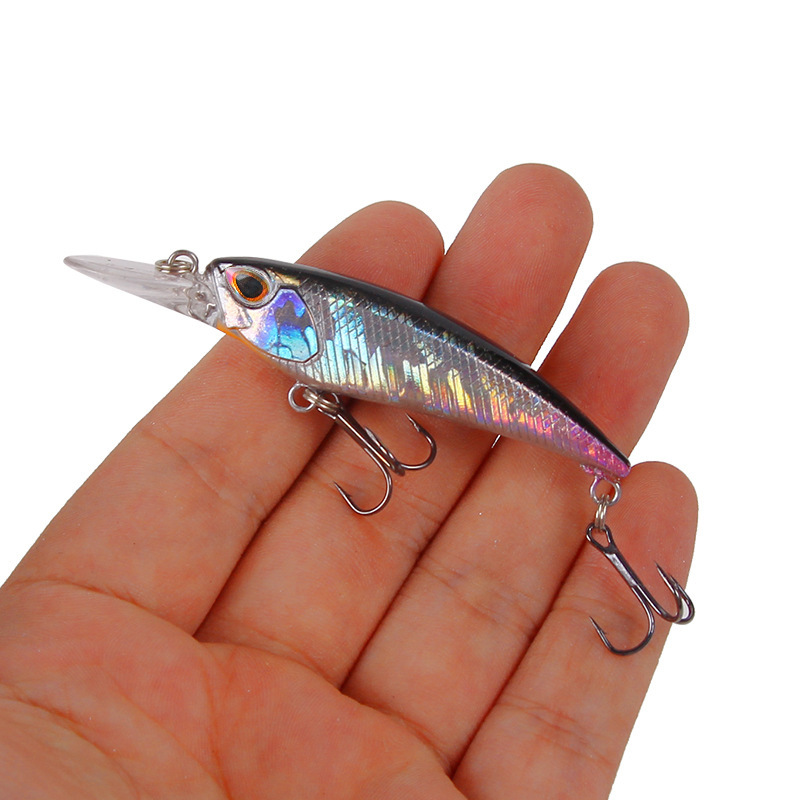 Fishing Lure Jerkbait - 1pcs 7.5cmM 5.1G Floating Long-Tongue Minnow