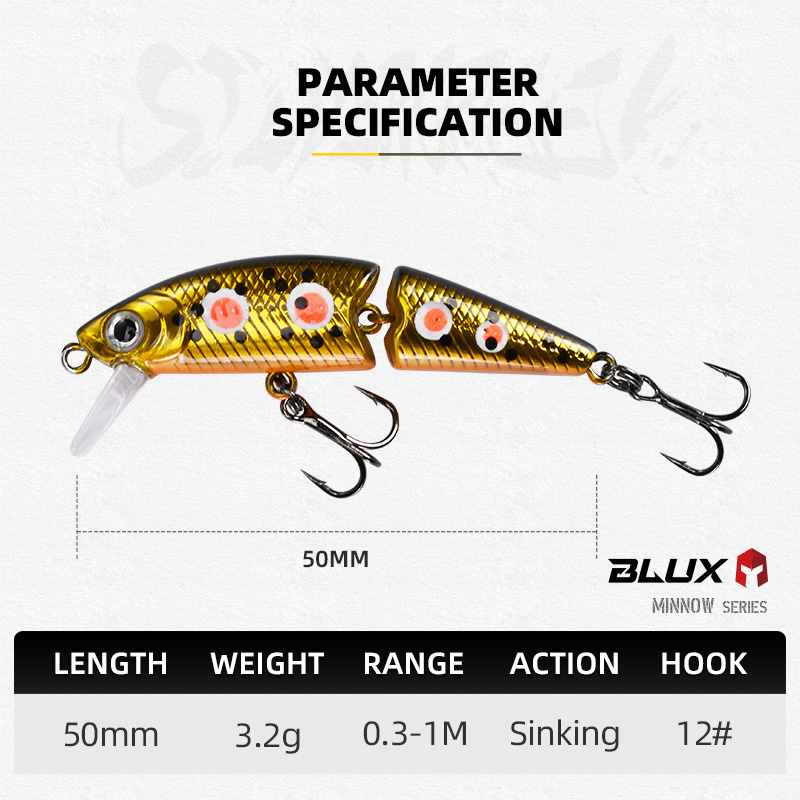 BLUX DR. Minnow Joint 50S Swim - Fishing Lure Popper 리뷰 및 가격