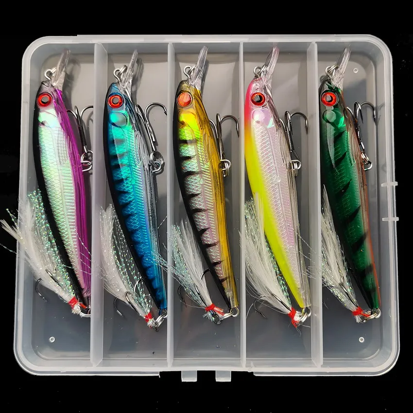 Laser 3D Eyes Bionic Minnow Fi - Fishing Lure Box 리뷰 및 가격