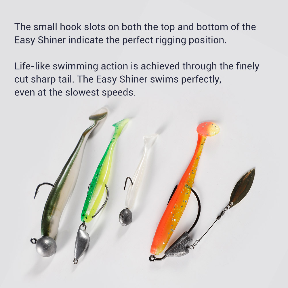 Noeby Easy Shiner Silicone Sha - Fishing Lure Soft Plastic 리뷰 및 가격