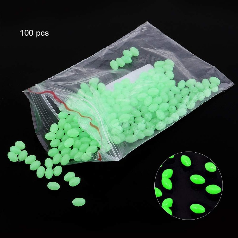 100pcs/lot Oval Night Luminous - Fishing Lure Topwater 리뷰 및 가격