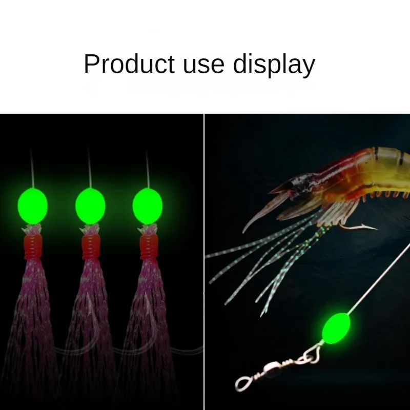 100pcs/lot Oval Night Luminous - Fishing Lure Topwater 리뷰 및 가격