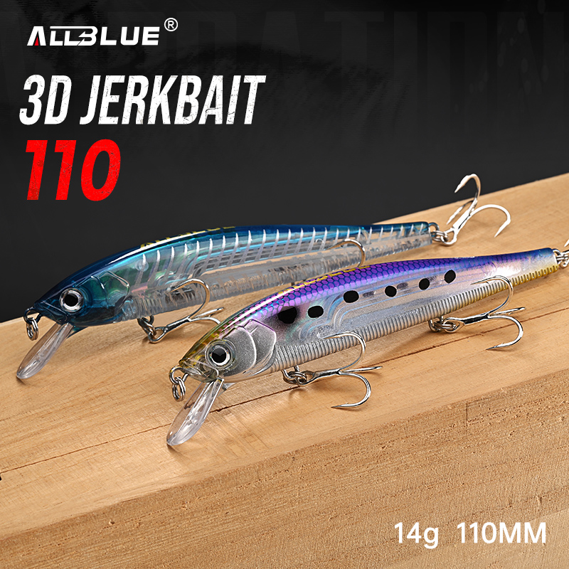 ALLBLUE 3D Jerkbait Wobbler Fi - Fishing Lure Jerkbait 리뷰 및 가격