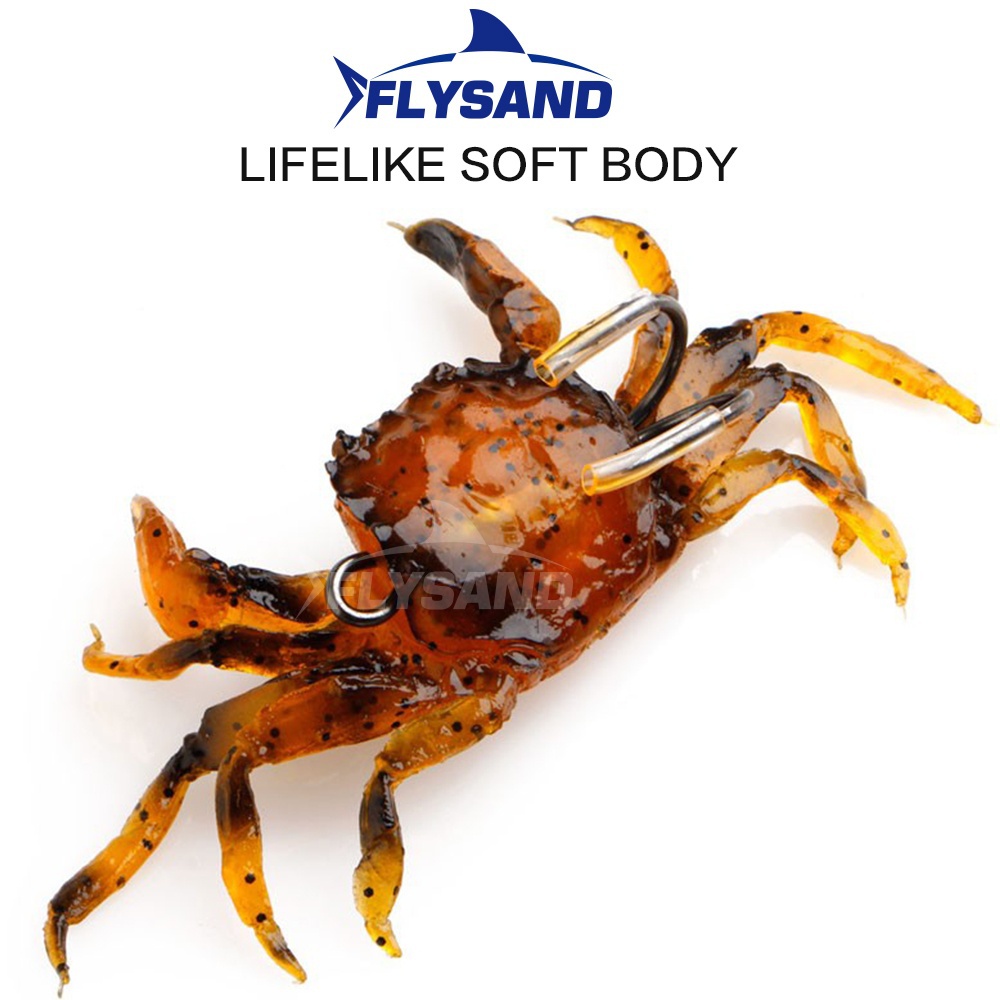 FLYSAND Bionic Crab Silicone S - Fishing Lure Soft Plastic 리뷰 및 가격