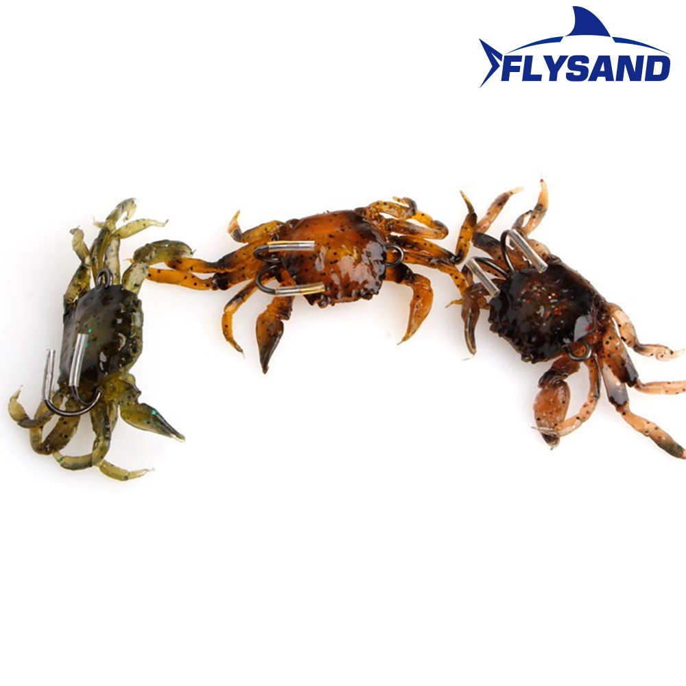 FLYSAND Bionic Crab Silicone S - Fishing Lure Soft Plastic 리뷰 및 가격