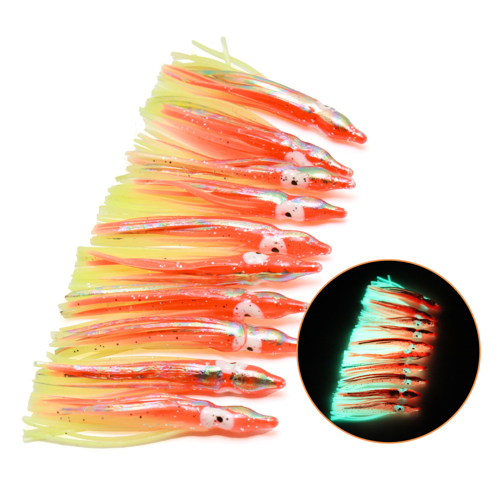 10 pcs soft light octopus squi - Fishing Lure Buzzbait 리뷰 및 가격