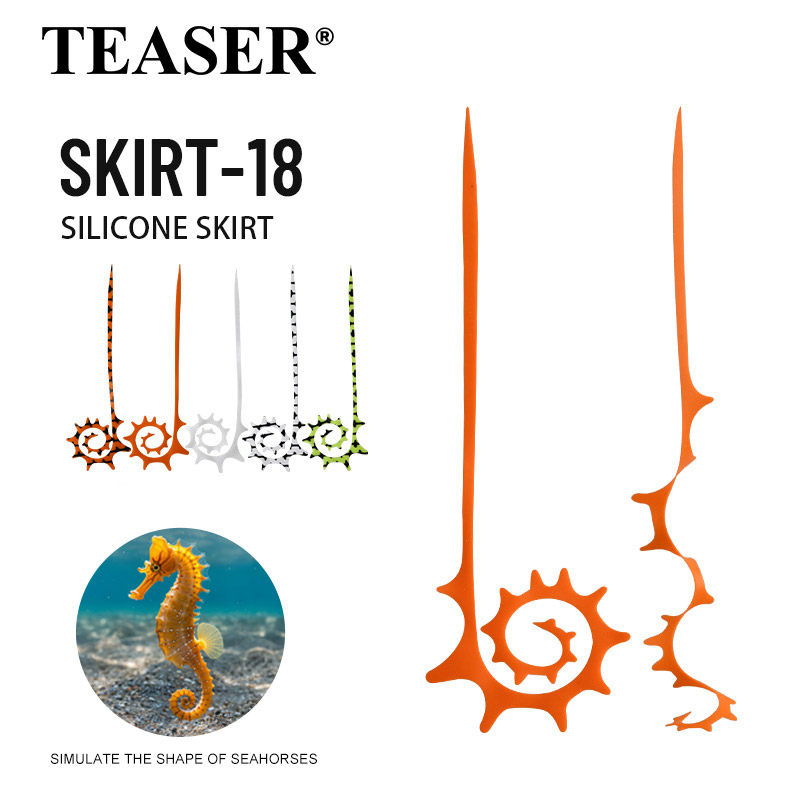 TEASER 5pcs SKIRT-18 145mm Sil - Fishing Lure Jig 리뷰 및 가격