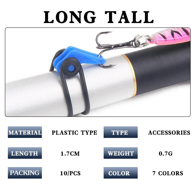10pcs/lot Plastic Fishing Hook - Fishing Lure Jig 리뷰 및 가격