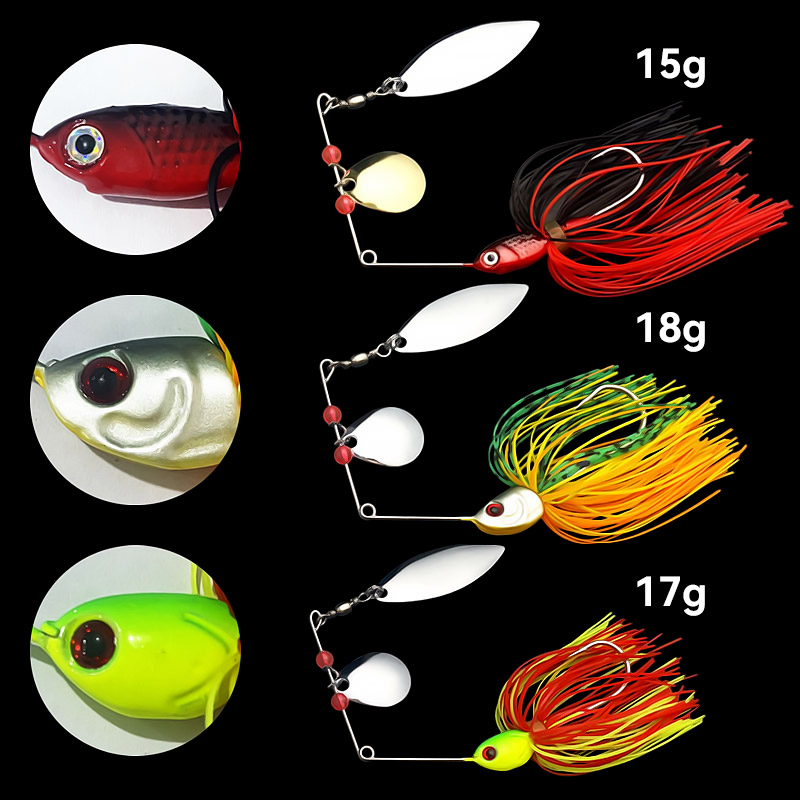 Bazooka 15g 18g Spinnerbait Fi - Fishing Lure Buzzbait 리뷰 및 가격