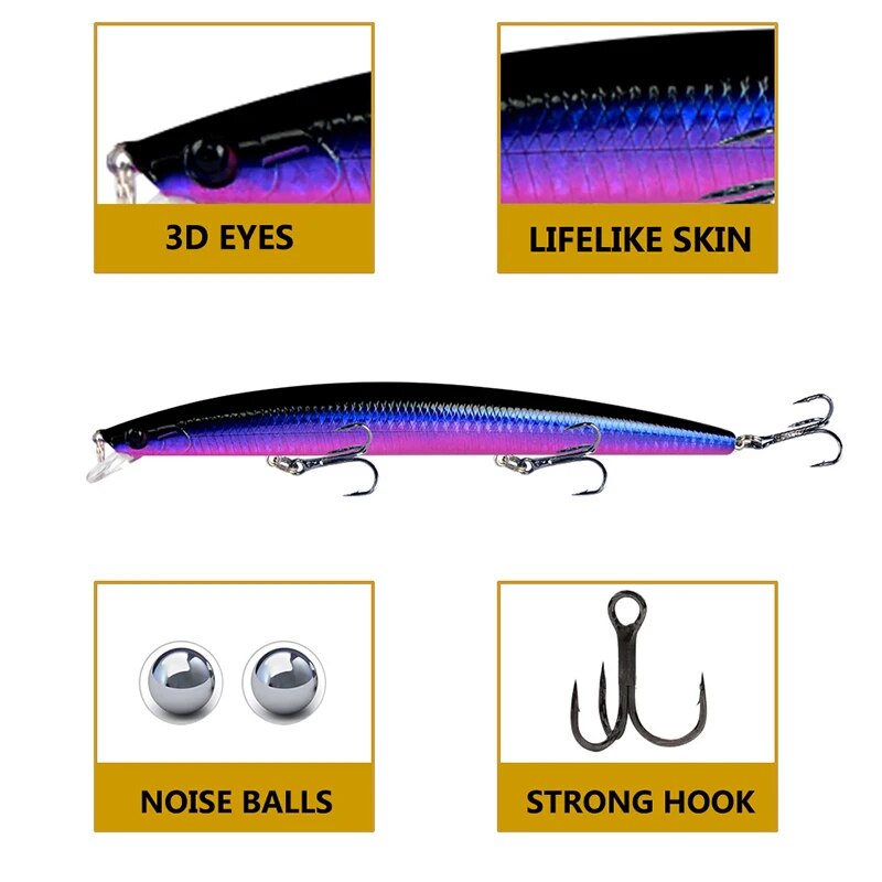 Minnow Fishing Lure Laser Hard - Fishing Lure Crankbait 리뷰 및 가격
