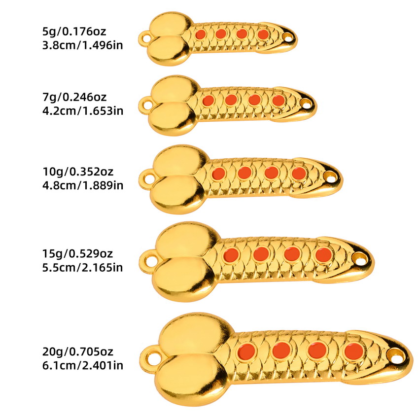 Metal Spoon Penis Shape Fishin - Fishing Lure Spinnerbait 리뷰 및 가격