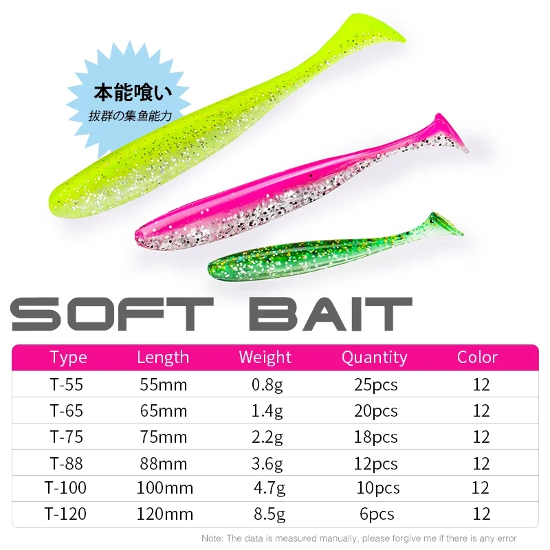TSURINOYA NEW SIZE 100mm 120mm - Fishing Lure Soft Plastic 리뷰 및 가격
