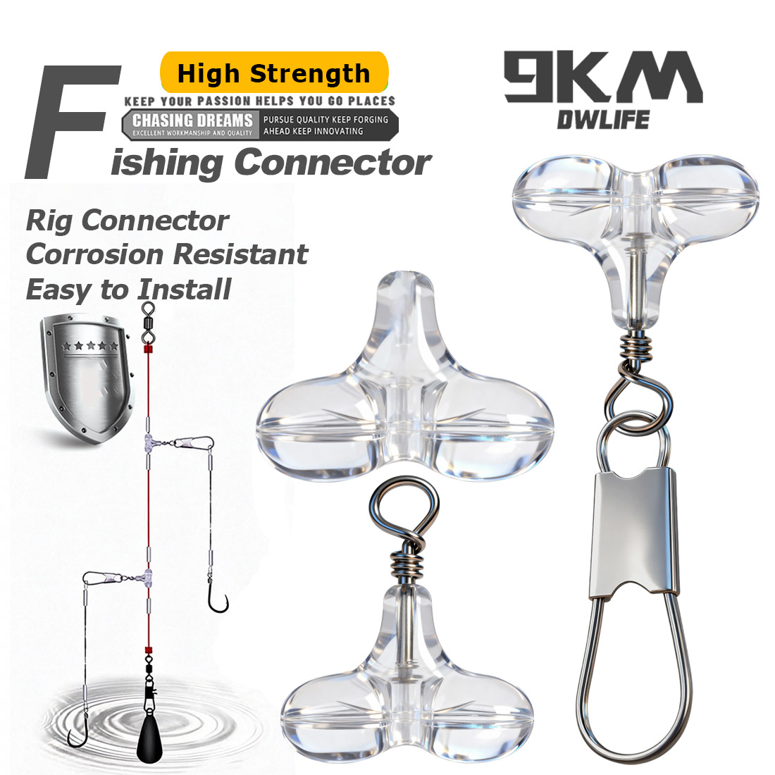 9KM T Shape Fishing Cross Bead - Fishing Lure Accessories 리뷰 및 가격