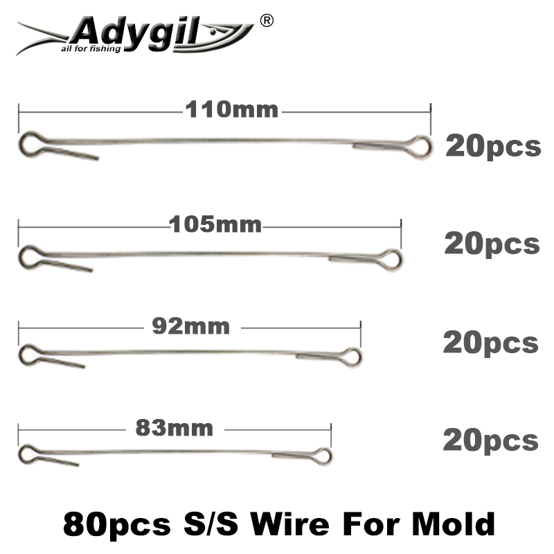 Adygil DIY Fishing 80pcs S/S W - Fishing Lure Jig 리뷰 및 가격