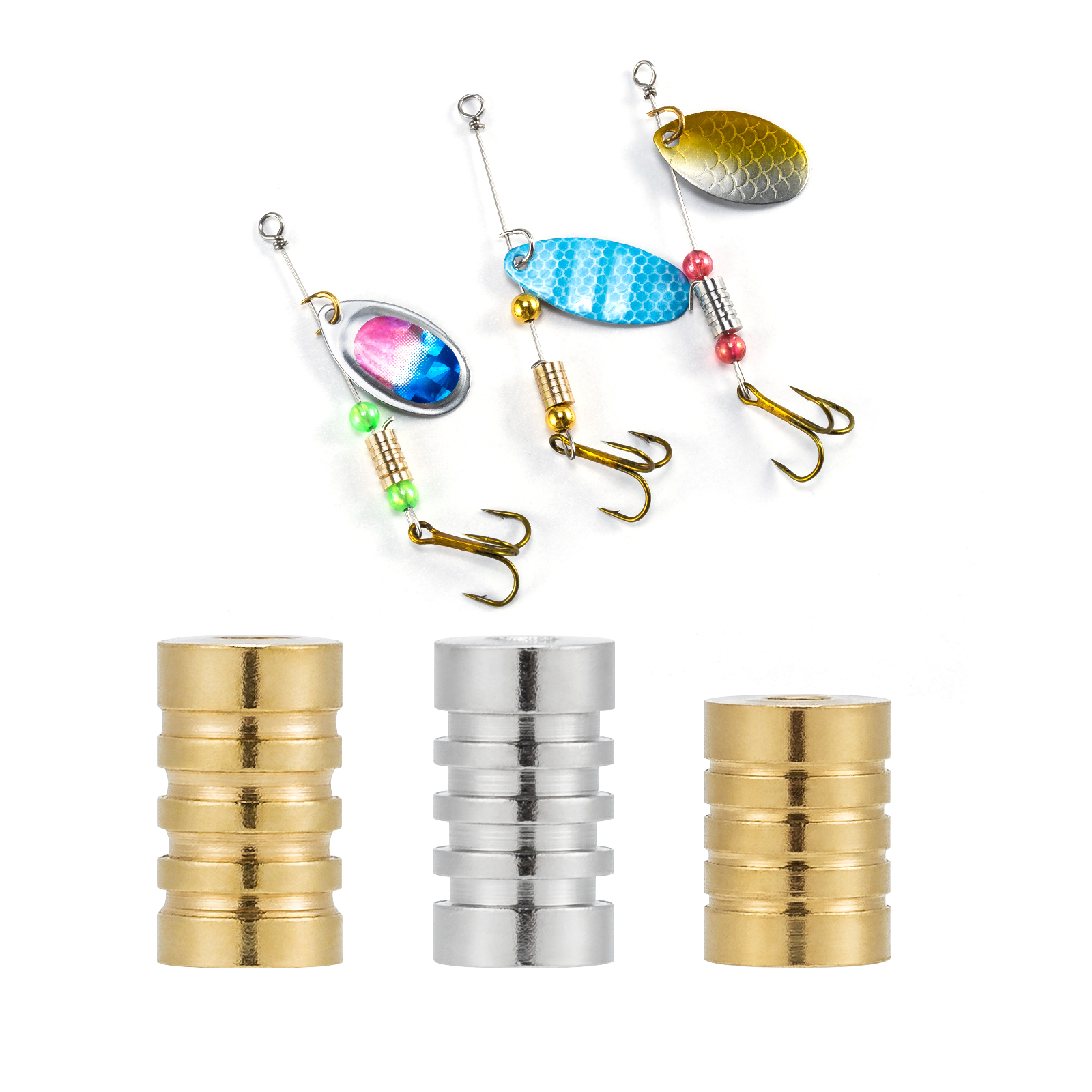 10PCS Fishing Spinner Bead Lur - Fishing Lure Spinnerbait 리뷰 및 가격
