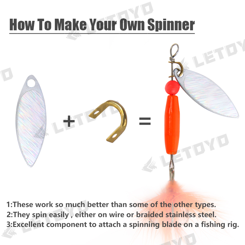 LETOYO 100pcs Folded Clevises  - Fishing Lure Making Kit 리뷰 및 가격