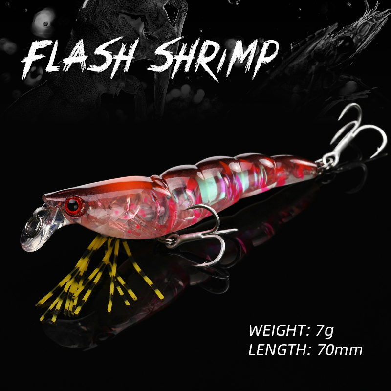 ALLBLUE 3D Flash Shrimp 70mm 7 - Fishing Lure Buzzbait 리뷰 및 가격