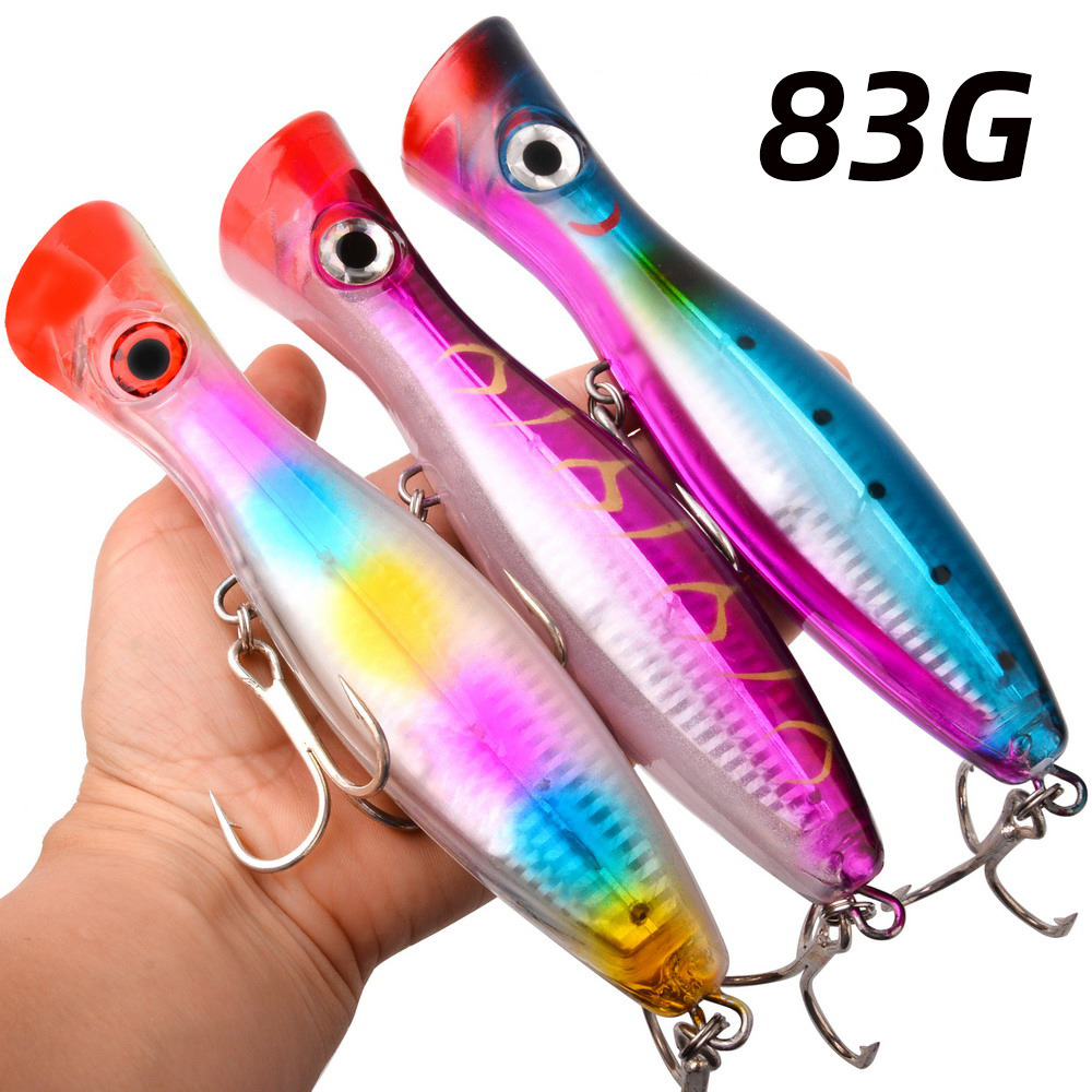 1pc 43g/83g Big Popper Floatin - Fishing Lure Popper 리뷰 및 가격