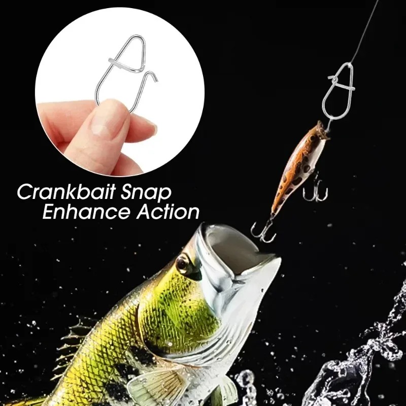 100/200PCS Stainless Steel Fis - Fishing Lure Accessories 리뷰 및 가격