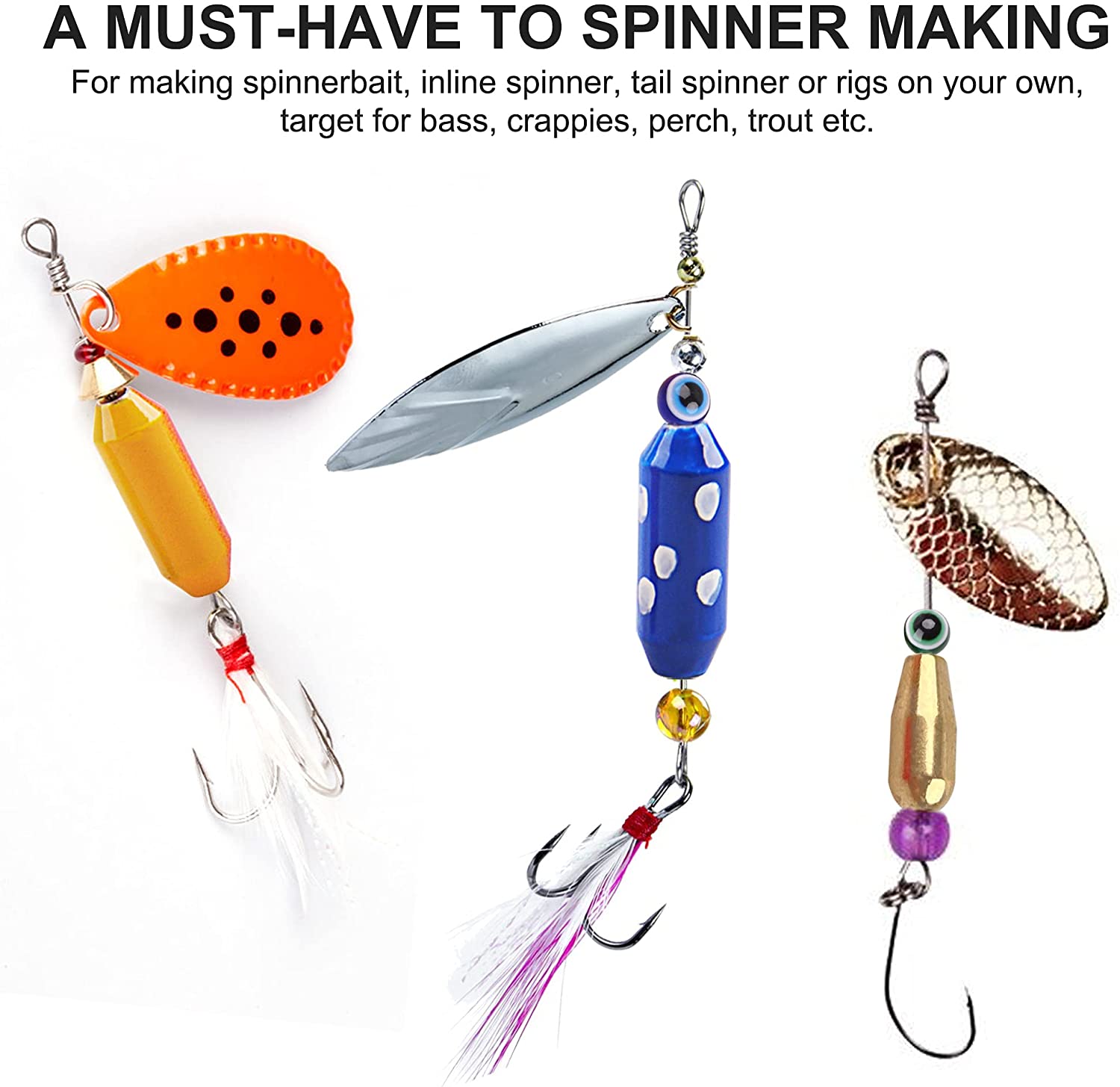 10pcs Fishing Brass Spinner Lu - Fishing Lure Spinnerbait 리뷰 및 가격