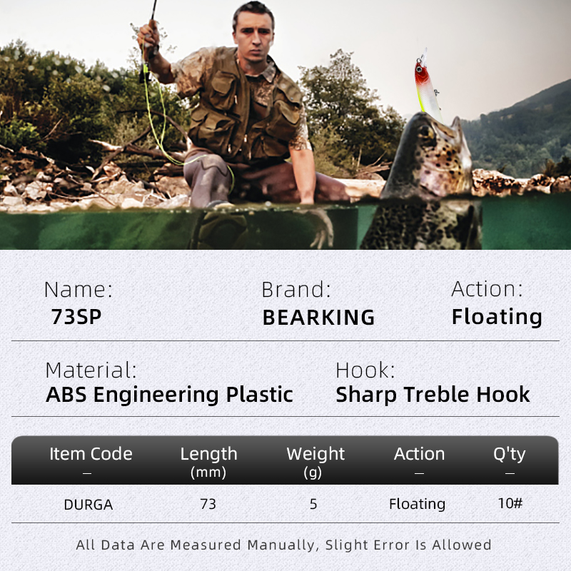 BEARKING New model 73mm 5g pro - Fishing Lure Crankbait 리뷰 및 가격