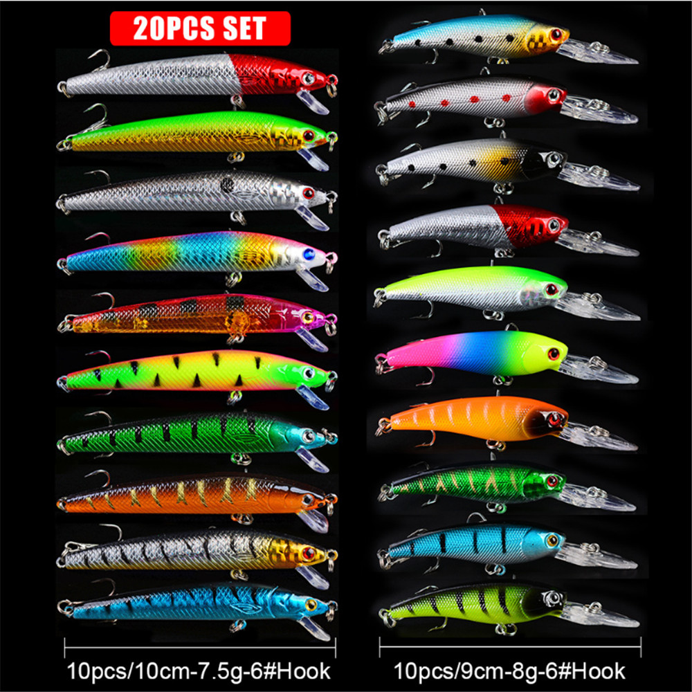 20pcs/lot Minnow Fishing Lures - Fishing Lure Crankbait 리뷰 및 가격