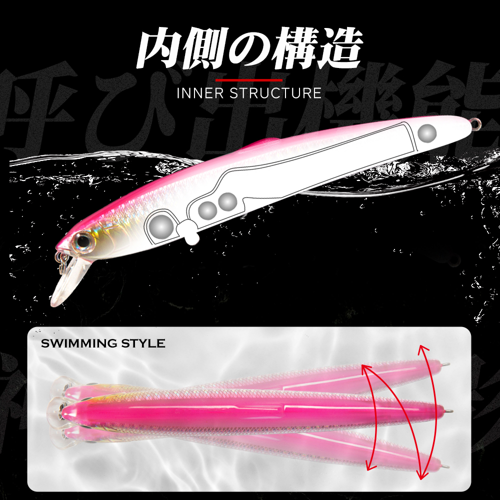 Hunthouse Smith Saruna Minnow  - Fishing Lure Jerkbait 리뷰 및 가격