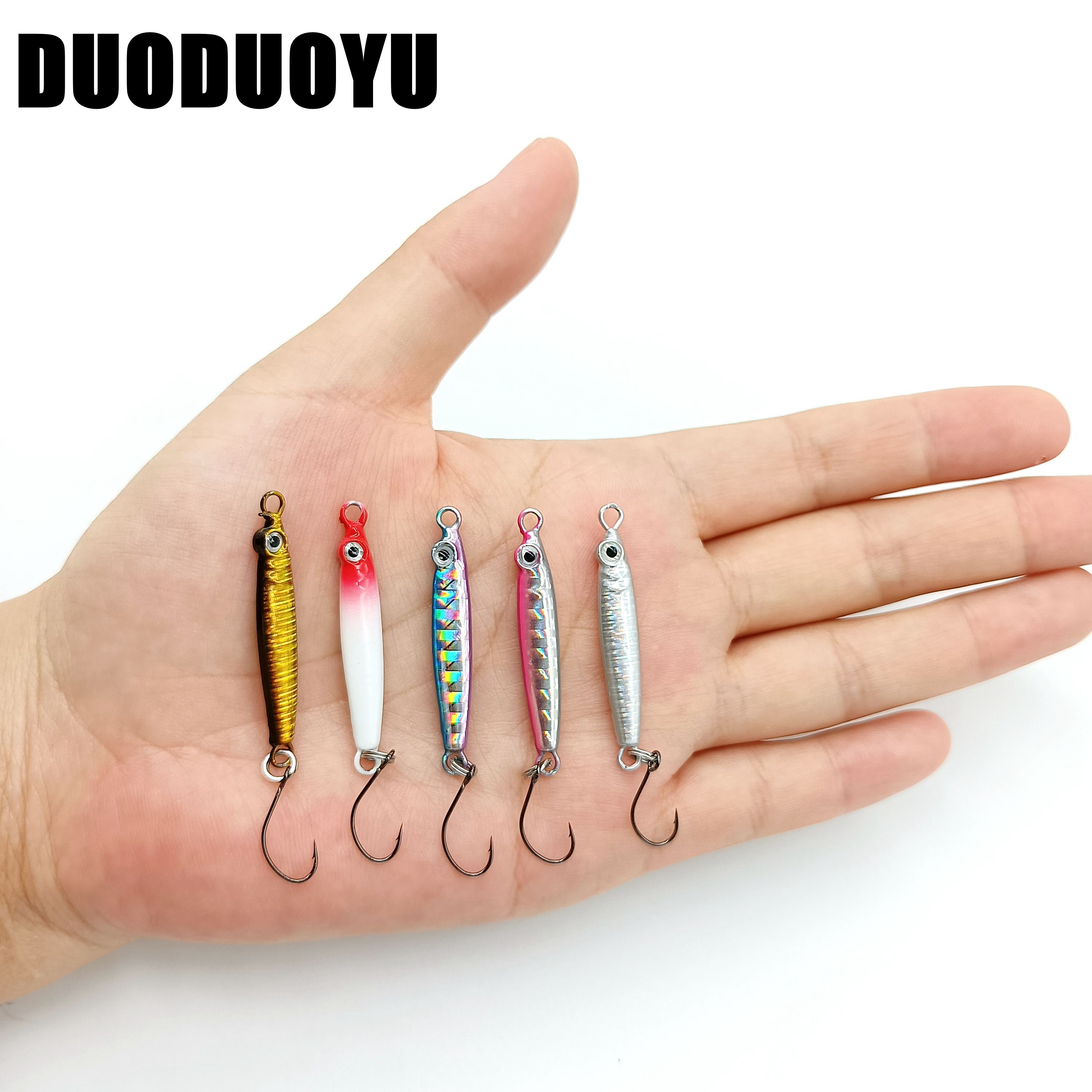 DUODUOYU 5PCS Mini  Metal Jig  - Fishing Lure Soft Plastic 리뷰 및 가격