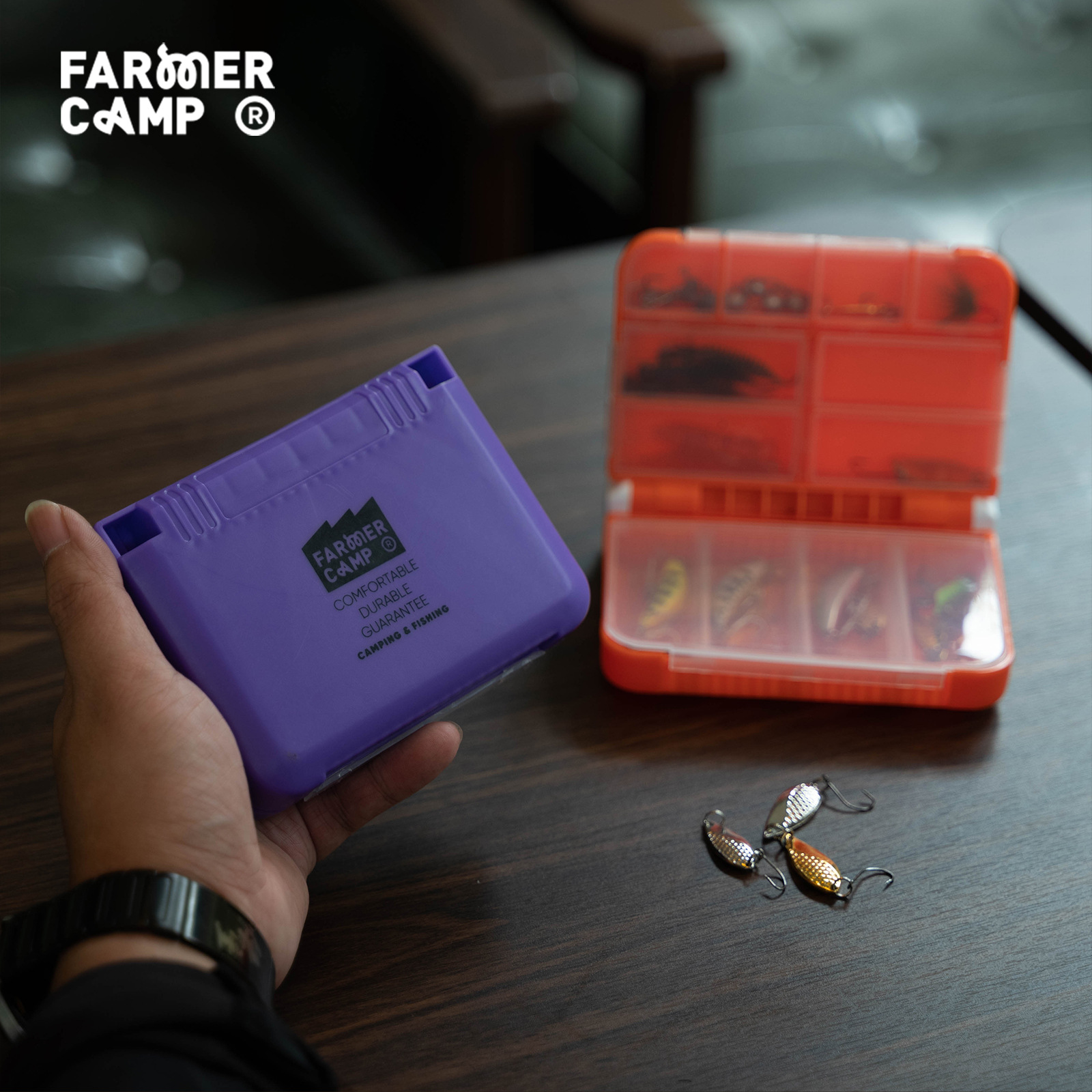 Portable Double Layer Fishing  - Fishing Lure Spoon 리뷰 및 가격