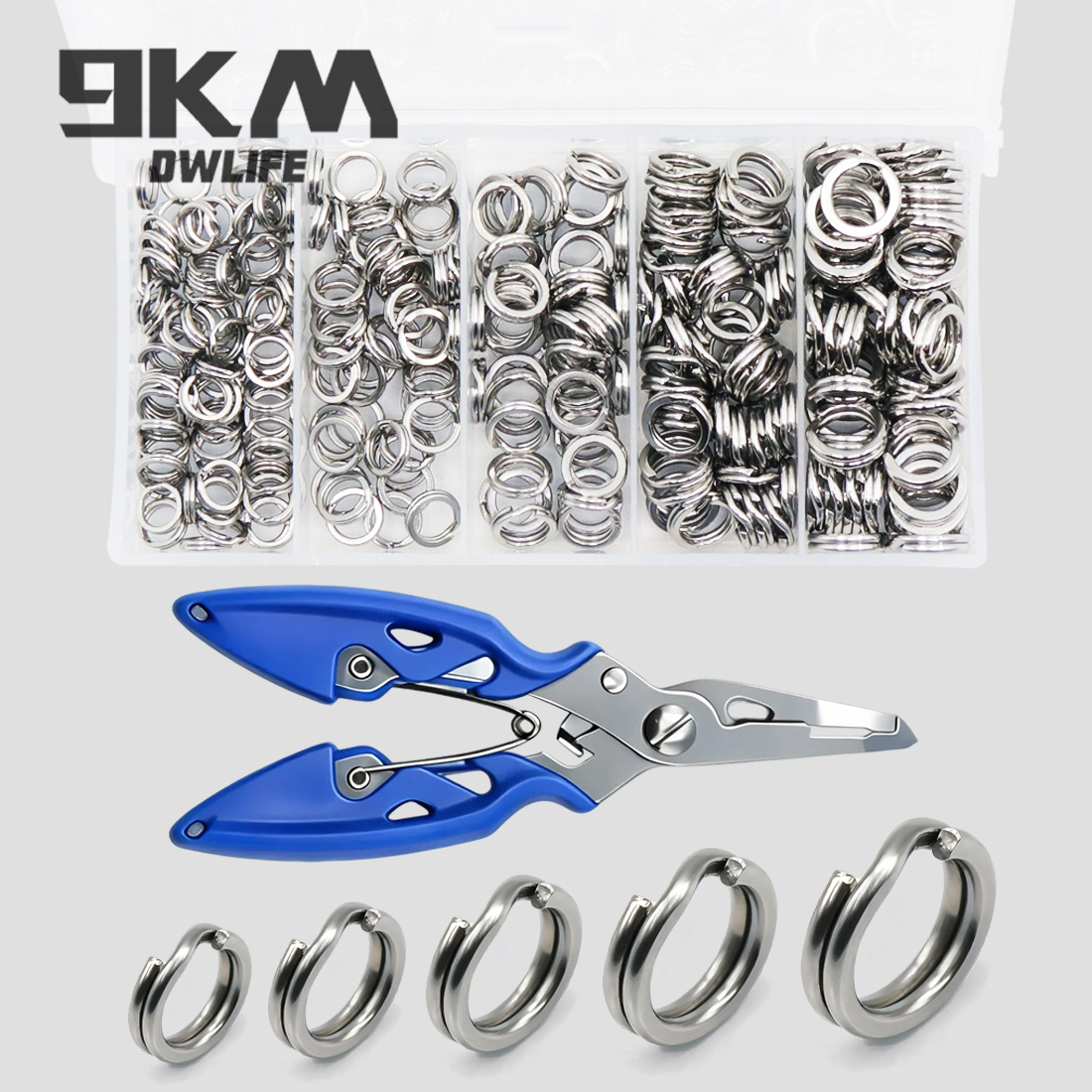 9KM 260-280pcs Fishing Split R - Fishing Lure Making Kit 리뷰 및 가격