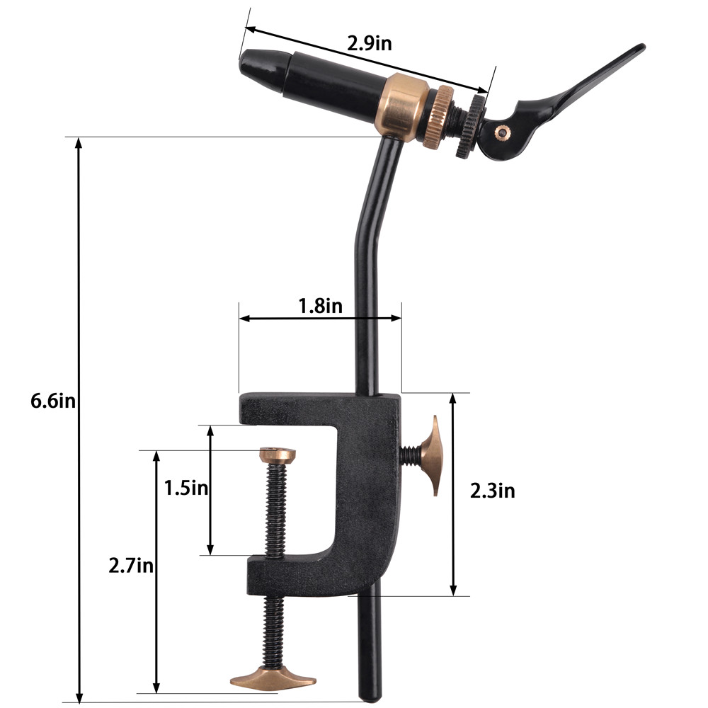 Rotary Fly Tying Vise Tool Saf - Fishing Lure Jig 리뷰 및 가격