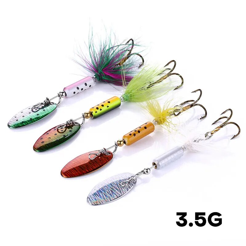 Metal VIB Lures 1PCS 3.5g Feat - Fishing Lure Spoon 리뷰 및 가격