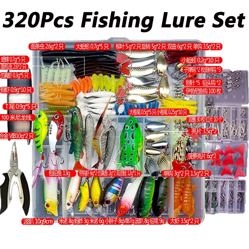 Fishing Lure Kit Soft and Hard - Fishing Lure Crankbait 리뷰 및 가격