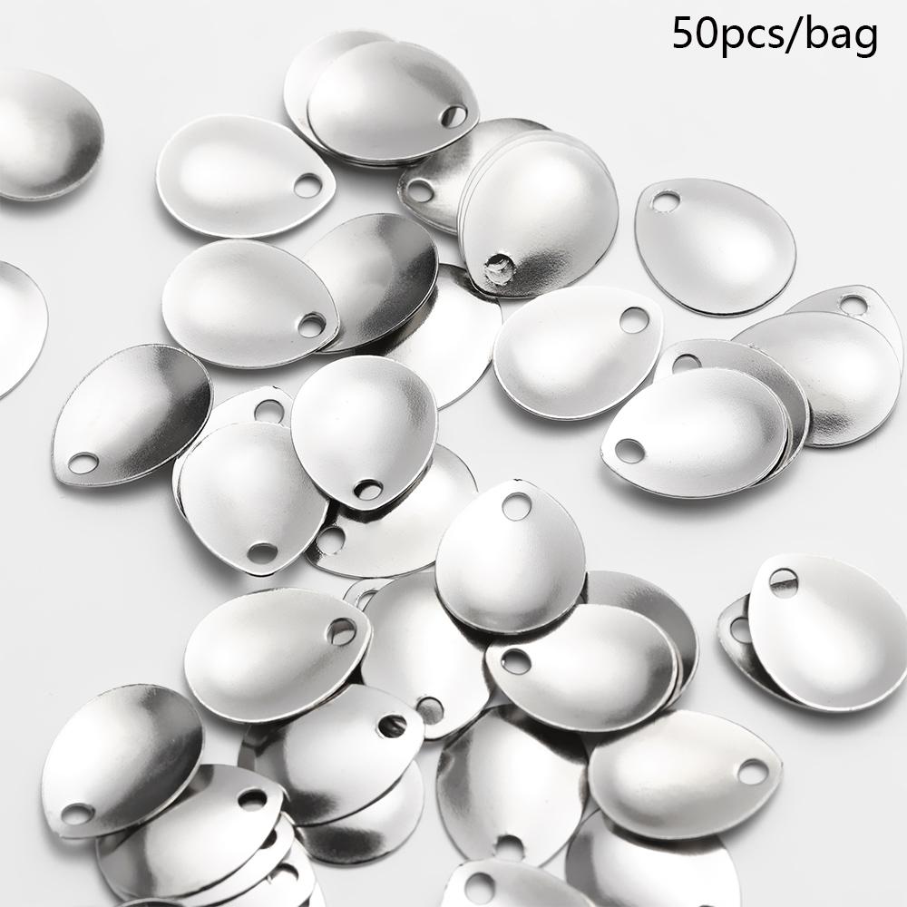 50PCS Silver Smooth Nickel Seq - Fishing Lure Spinner 리뷰 및 가격
