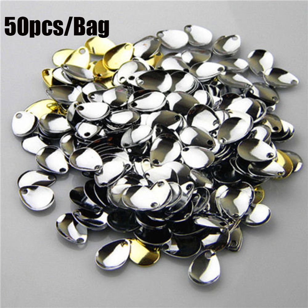 50PCS Silver Smooth Nickel Seq - Fishing Lure Spinner 리뷰 및 가격