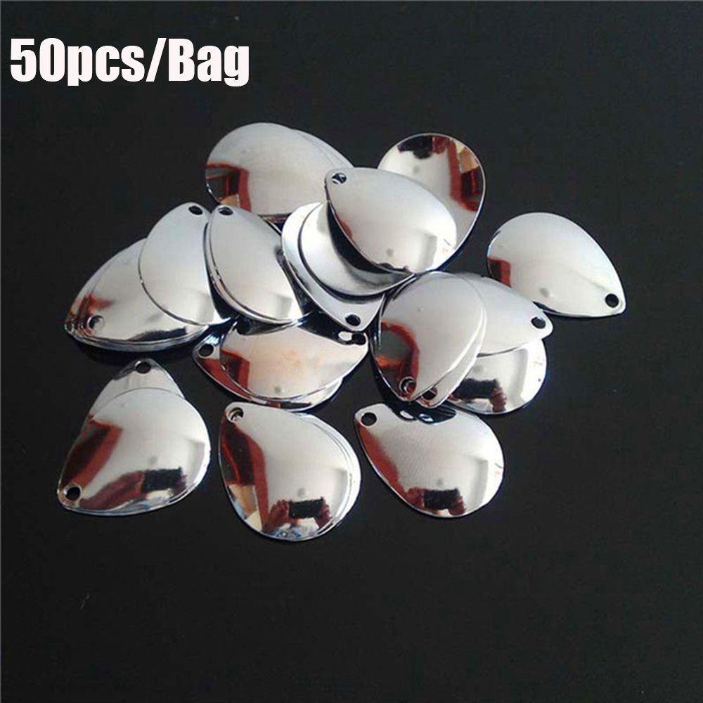 50PCS Silver Smooth Nickel Seq - Fishing Lure Spinner 리뷰 및 가격