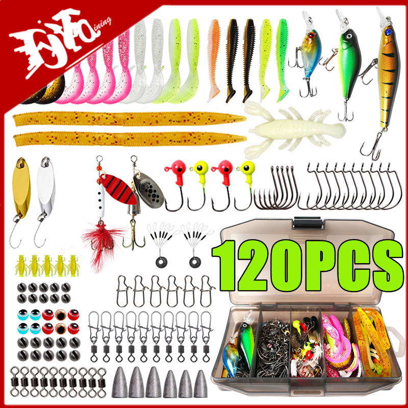 New 120PCS Fishing Lure Set So - Fishing Lure Making Kit 리뷰 및 가격