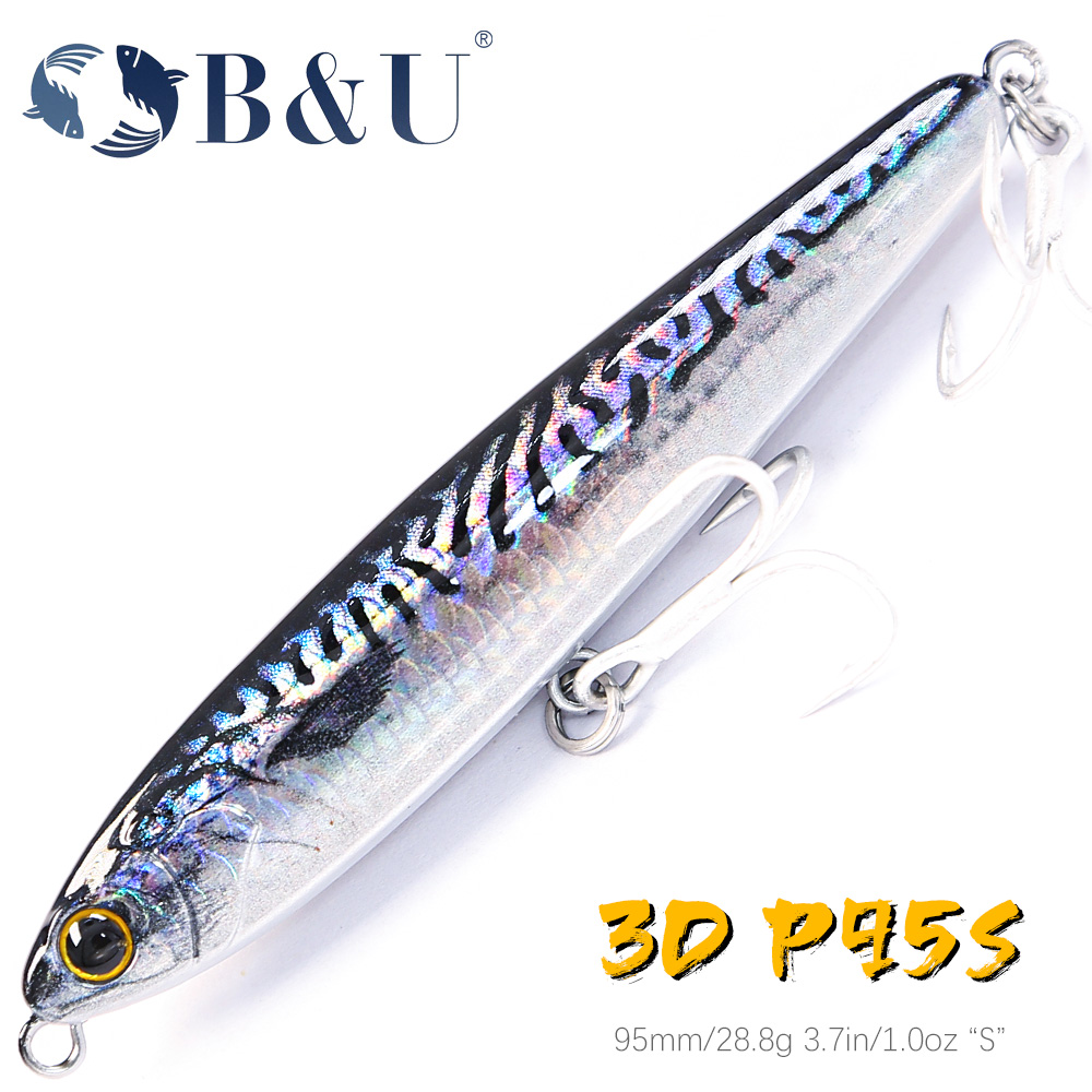 B&U Sinking Pencil Fishing Lur - Fishing Lure Jerkbait 리뷰 및 가격