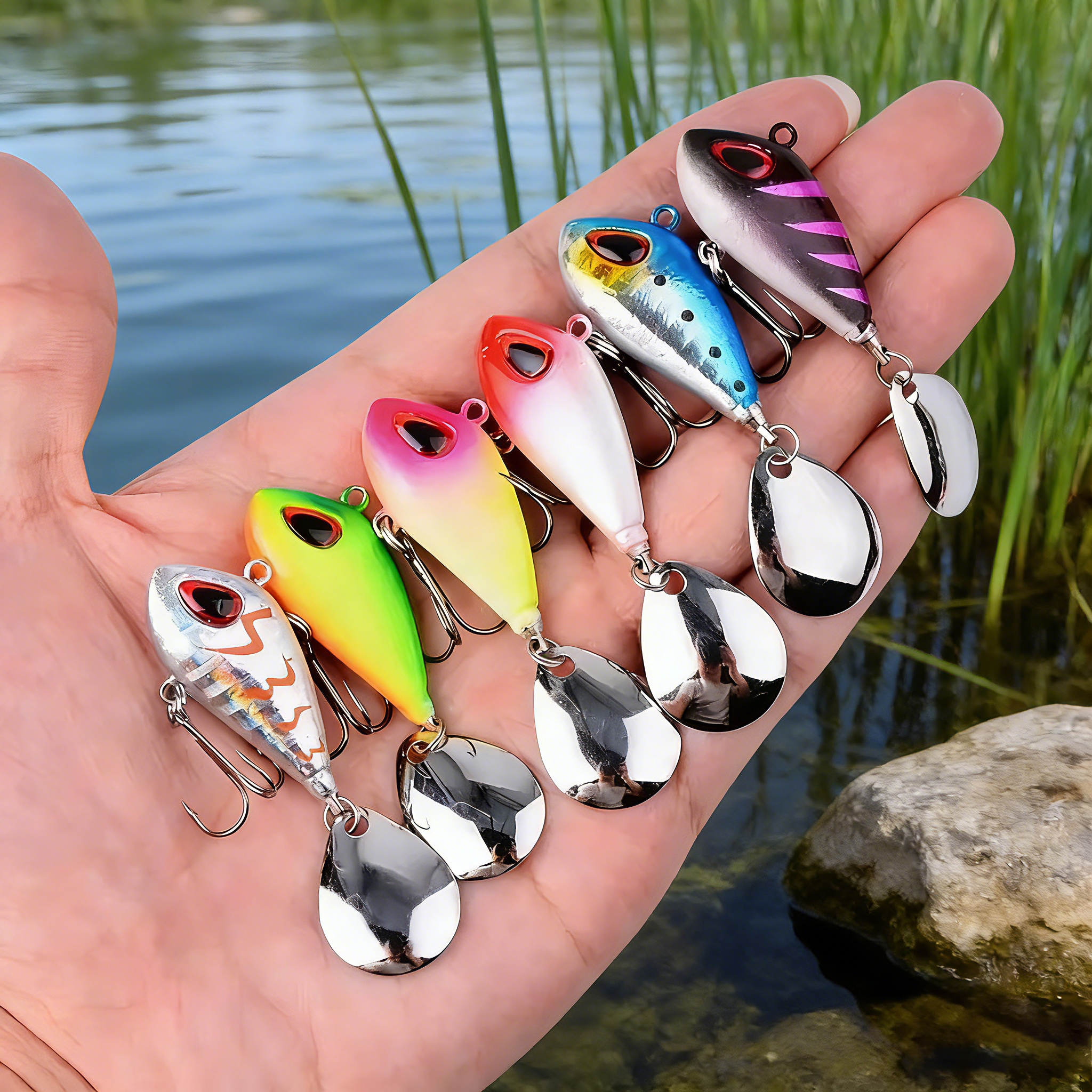 5/6pcs Mini VIB With Spoon Fis - Fishing Lure Crankbait 리뷰 및 가격