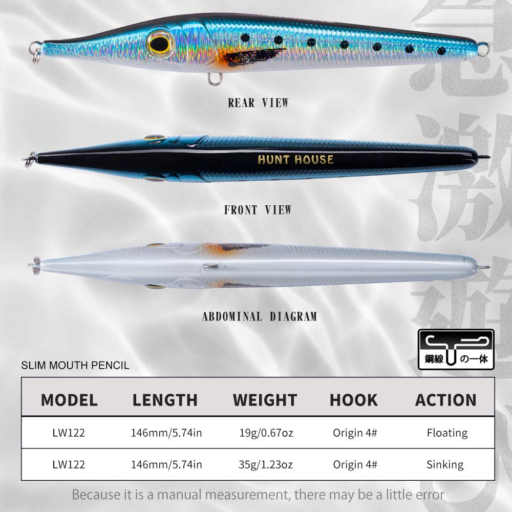 Hunthouse Needle Zargana 146mm - Fishing Lure Buzzbait 리뷰 및 가격
