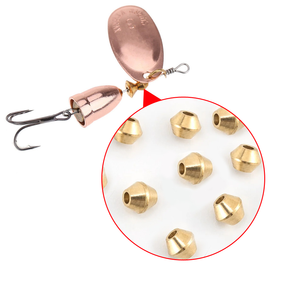 40pcs DIY Lure Brass Fishing B - Fishing Lure Spinnerbait 리뷰 및 가격