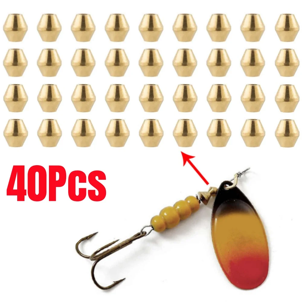 40pcs DIY Lure Brass Fishing B - Fishing Lure Spinnerbait 리뷰 및 가격