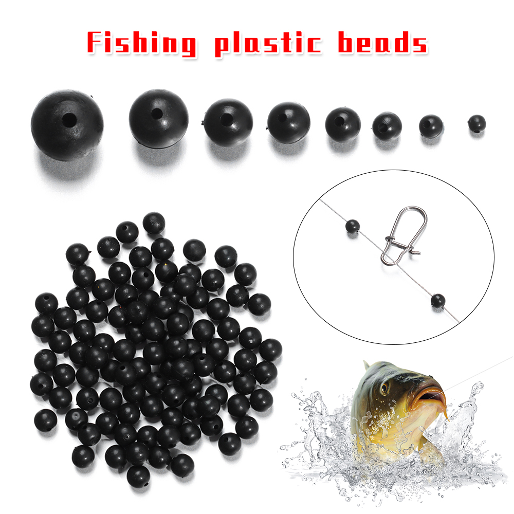 100pcs/lot Fishing Beads Space - Fishing Lure Soft Plastic 리뷰 및 가격