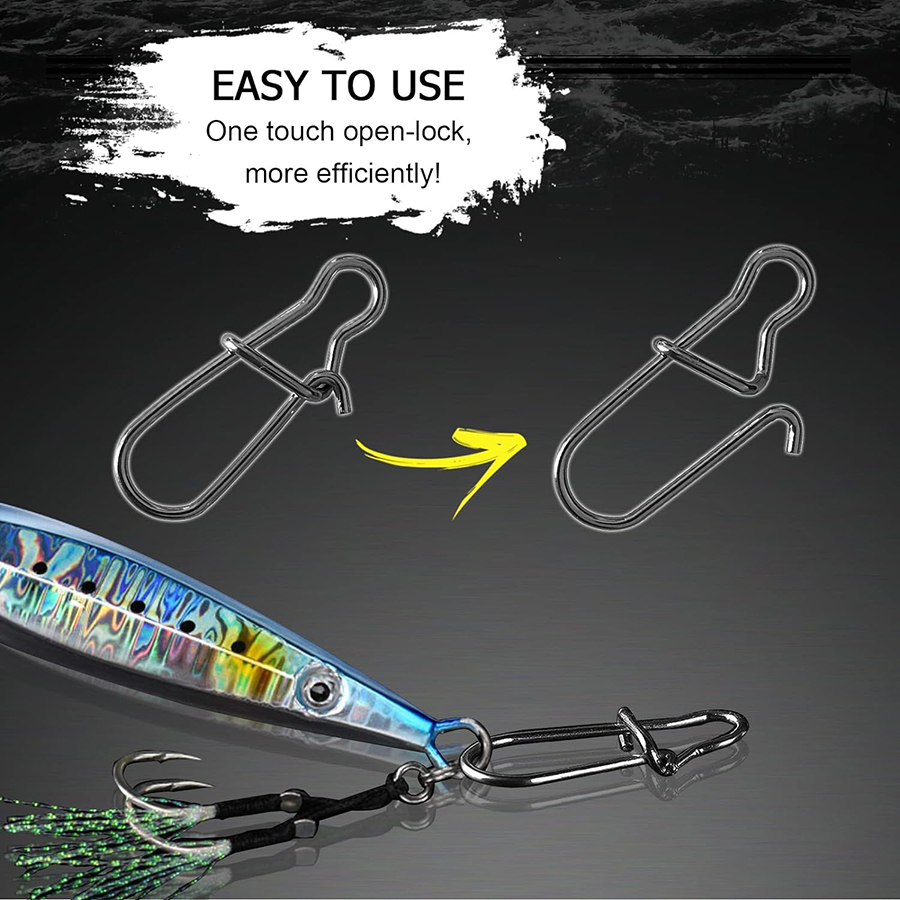 50Pcs Crankbait Snaps Stainles - Fishing Lure Crankbait 리뷰 및 가격