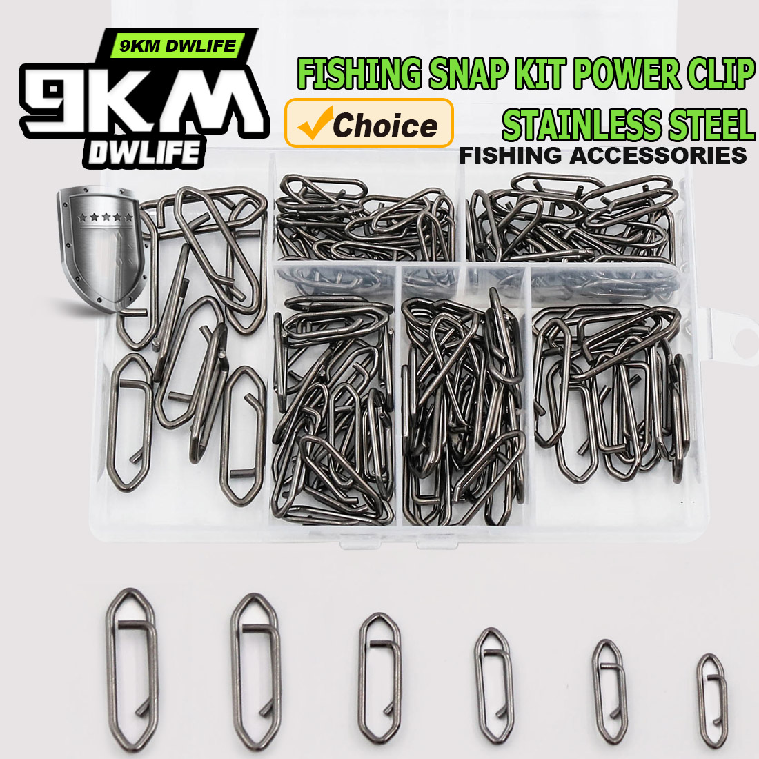 9KM Fishing Snap Kit 110pcs Po - Fishing Lure Making Kit 리뷰 및 가격