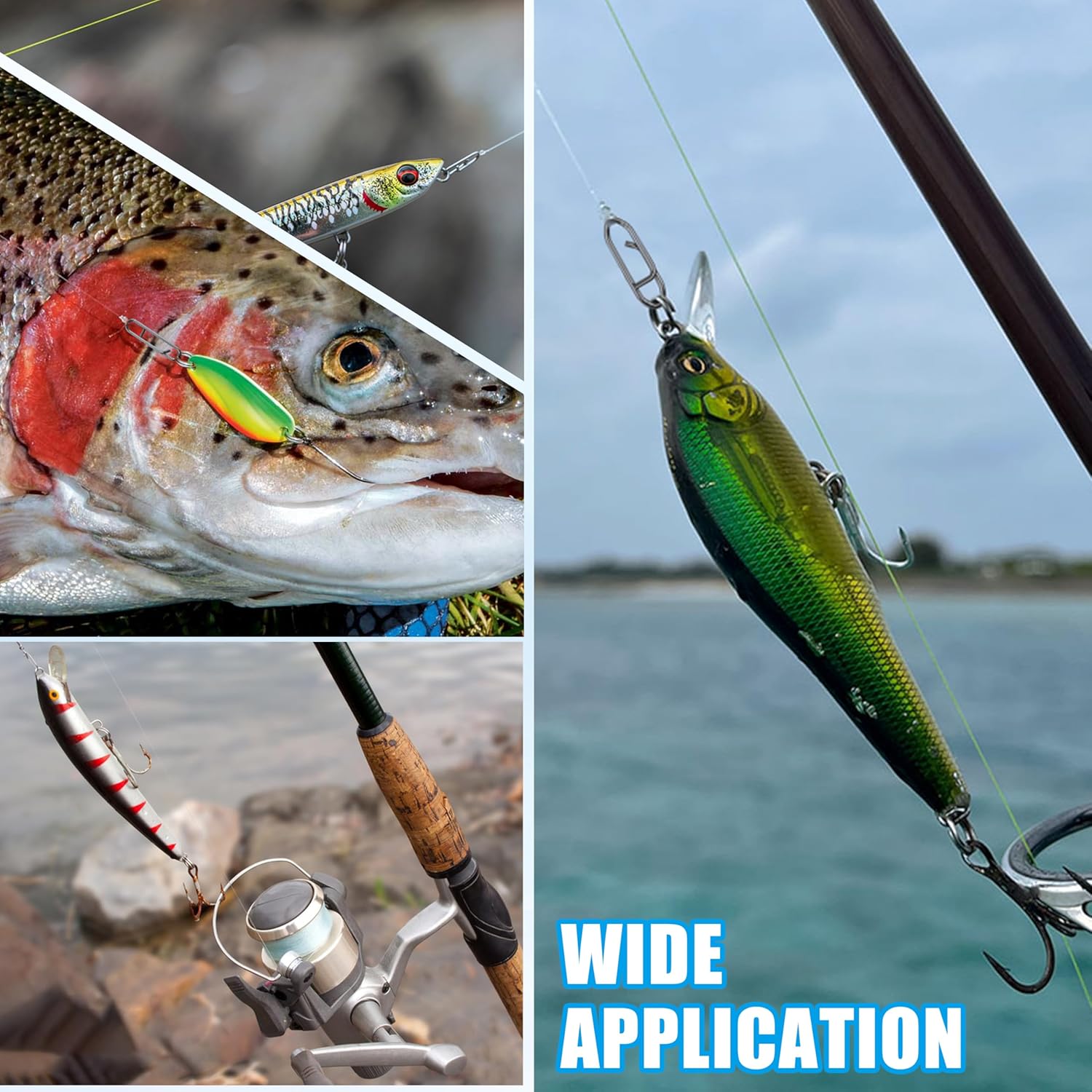 9KM Fishing Snap Kit 110pcs Po - Fishing Lure Making Kit 리뷰 및 가격