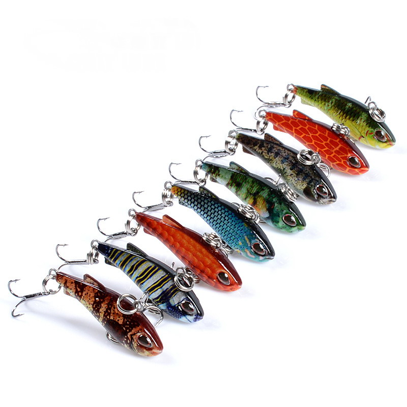 8pcs 4cm 4g Mini Lipless VIB F - Fishing Lure Buzzbait 리뷰 및 가격