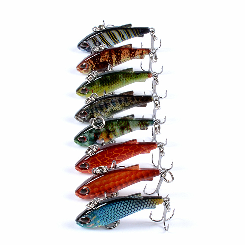 8pcs 4cm 4g Mini Lipless VIB F - Fishing Lure Buzzbait 리뷰 및 가격