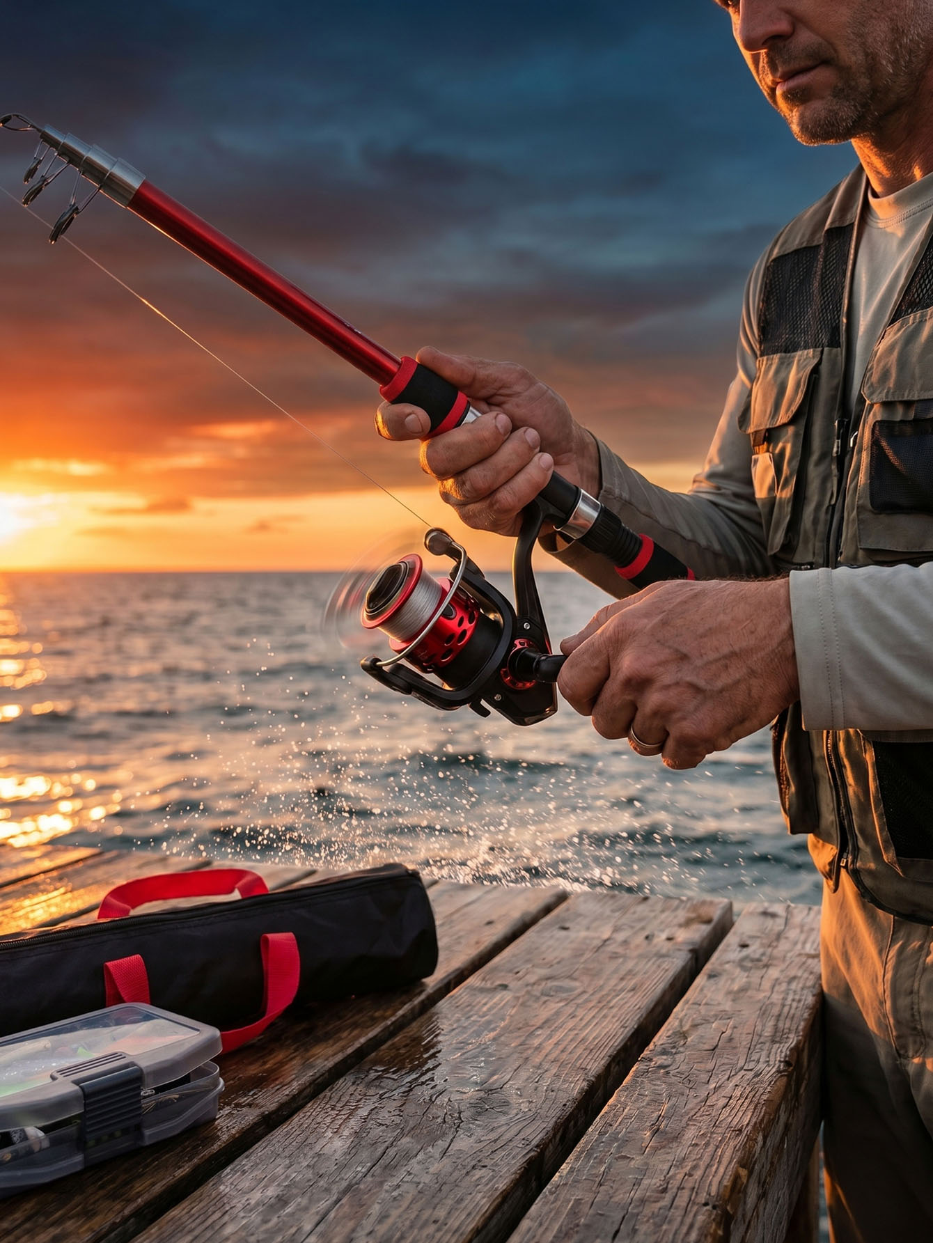 Fishing Rod Reel Combos Collap - Fishing Lure Spinner 리뷰 및 가격