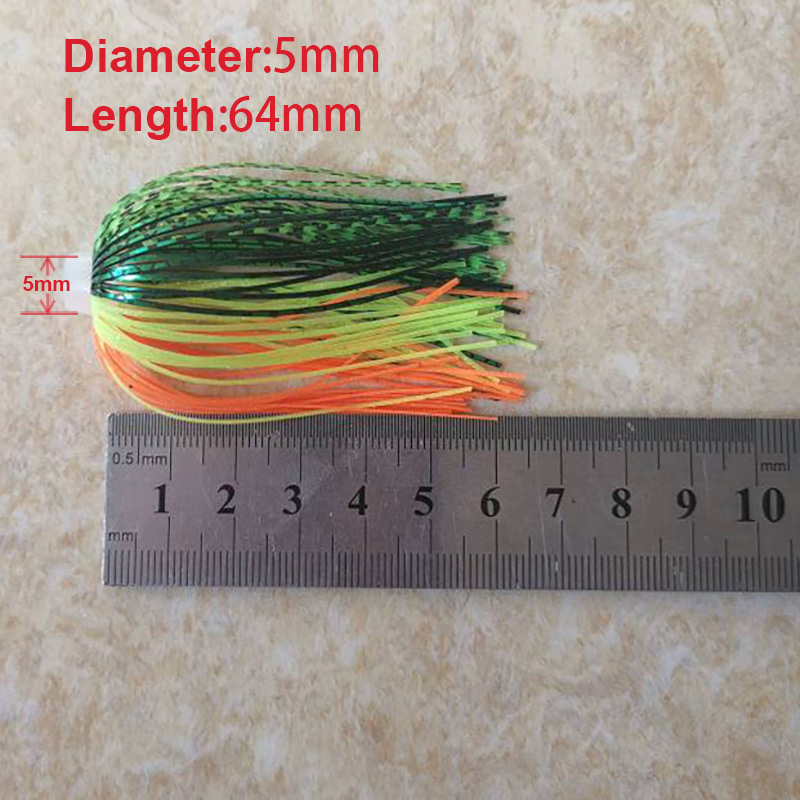 5 pcs/lot  88 Strands  64mm Si - Fishing Lure Buzzbait 리뷰 및 가격